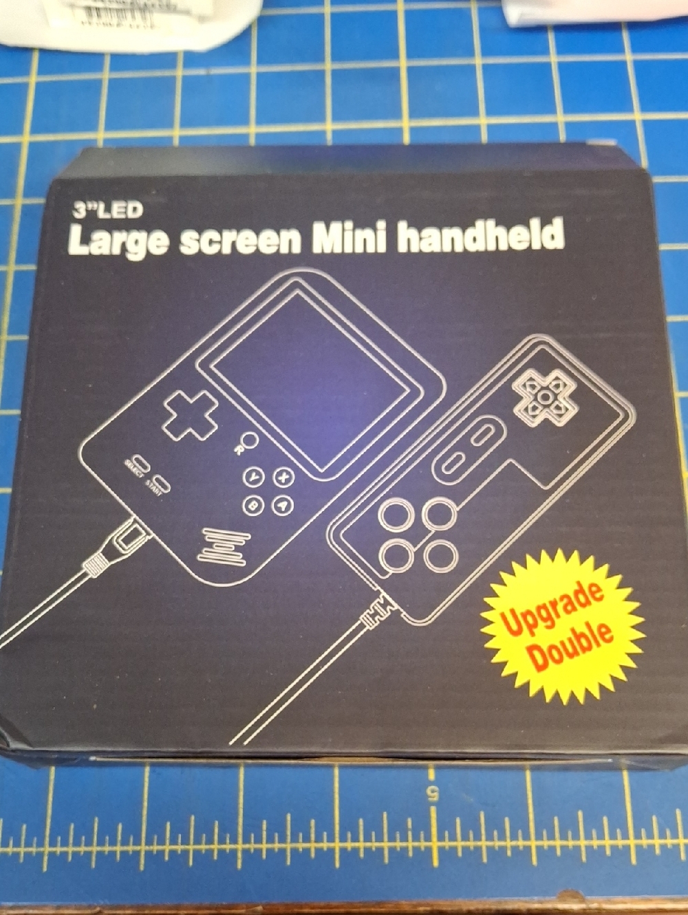 3" Large Screen Mini Handheld Gaming Console – Black New